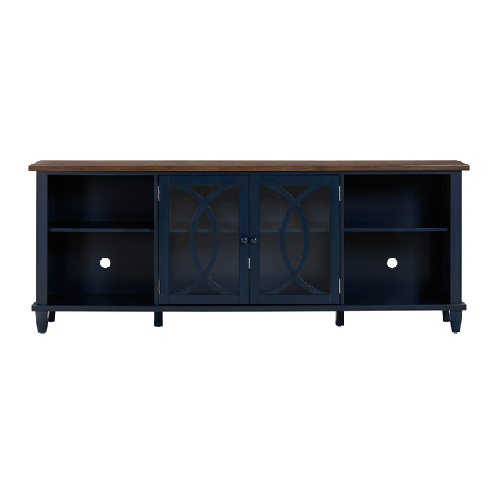 Presby Blue 80" Console