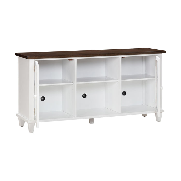 Presby White 60" Console