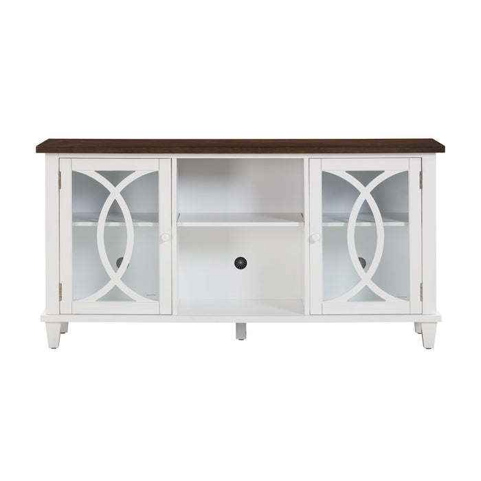 Presby White 60" Console