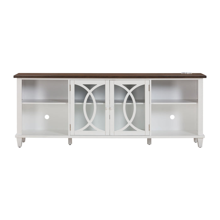 Presby White 80" Console