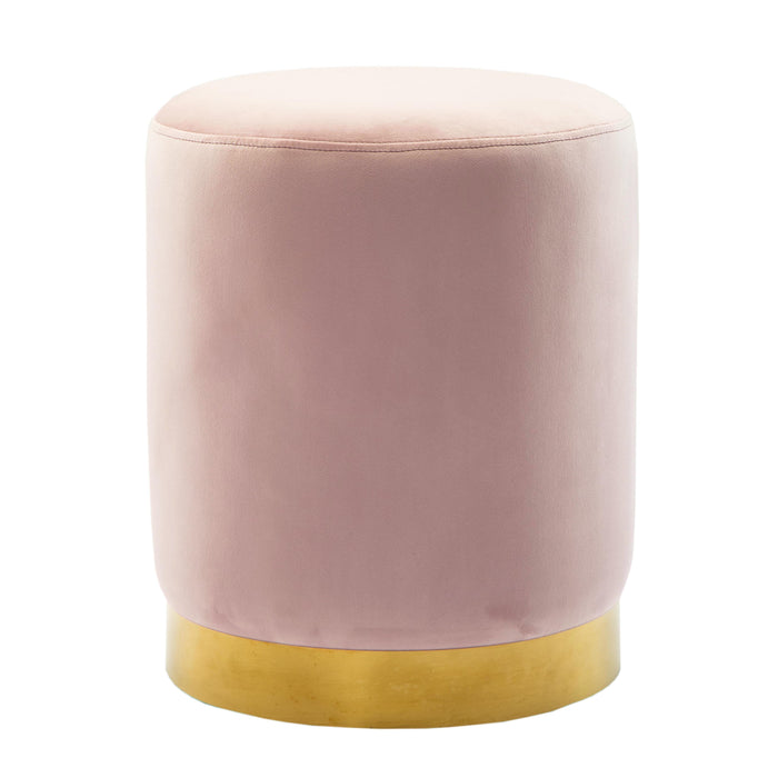 Pri Blush Velvet Ottoman image