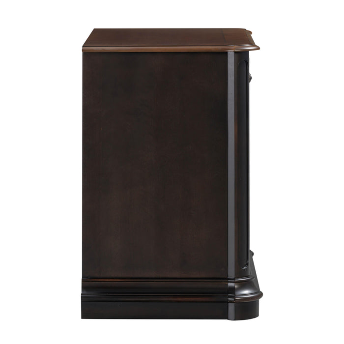 Roanoke Black File Cabinet