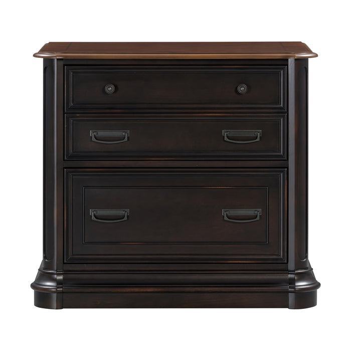 Roanoke Black File Cabinet image