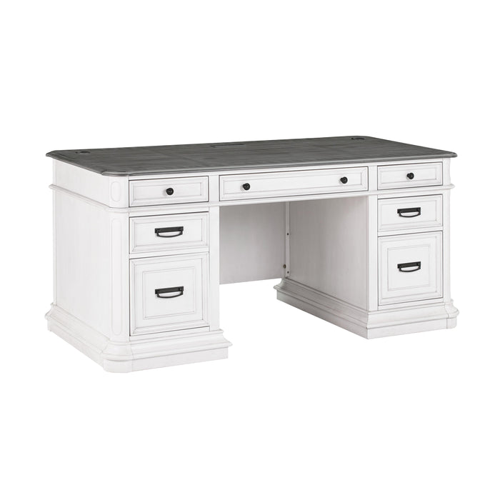 Roanoke White Executive Desk image