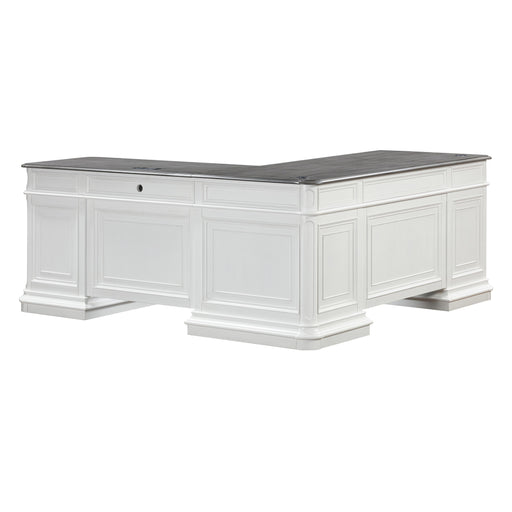 Roanoke White L Desk image