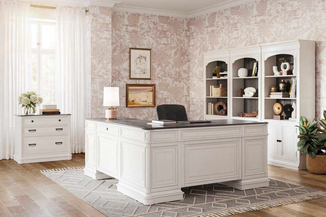 Roanoke White L Desk