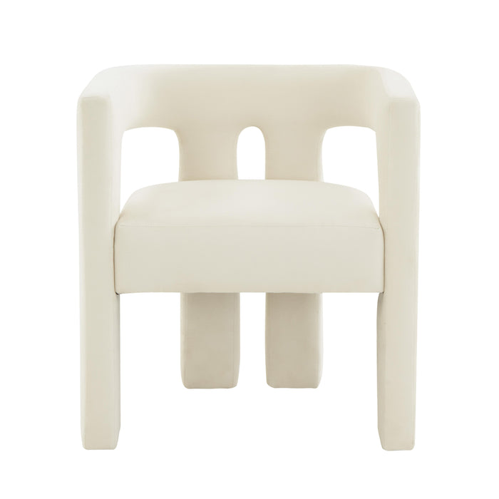 Sloane Cream Velvet Chair image