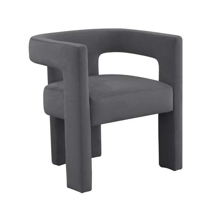 Sloane Dark Grey Velvet Chair