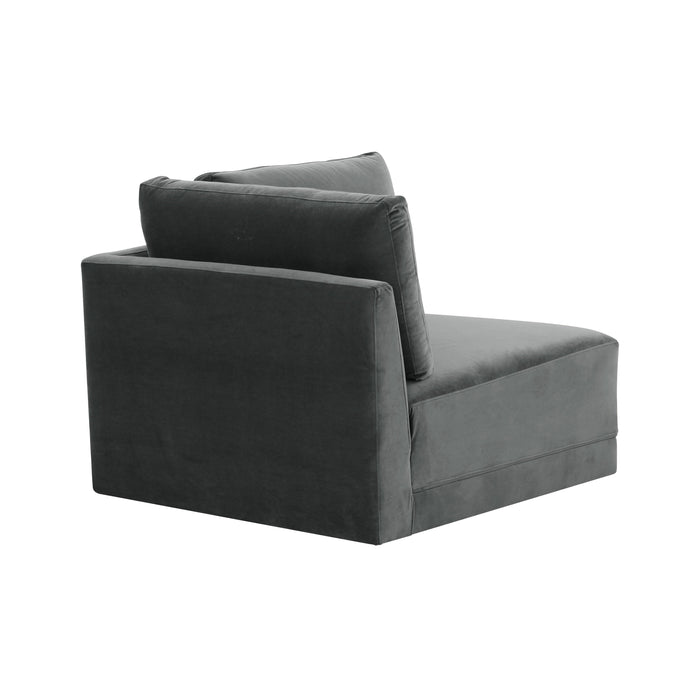 Willow Charcoal Corner Chair