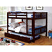 Cameron Dark Walnut Full/Full Bunk Bed image