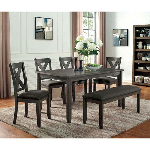 CILGERRAN 6 Pc. Dining Table Set w/ Bench image