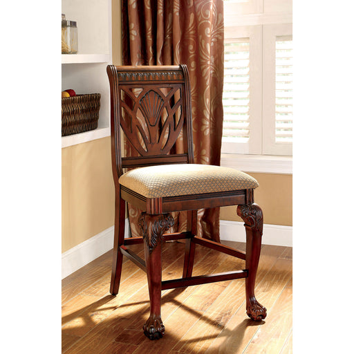 PETERSBURG II Cherry Counter Ht. Chair (2/CTN) image