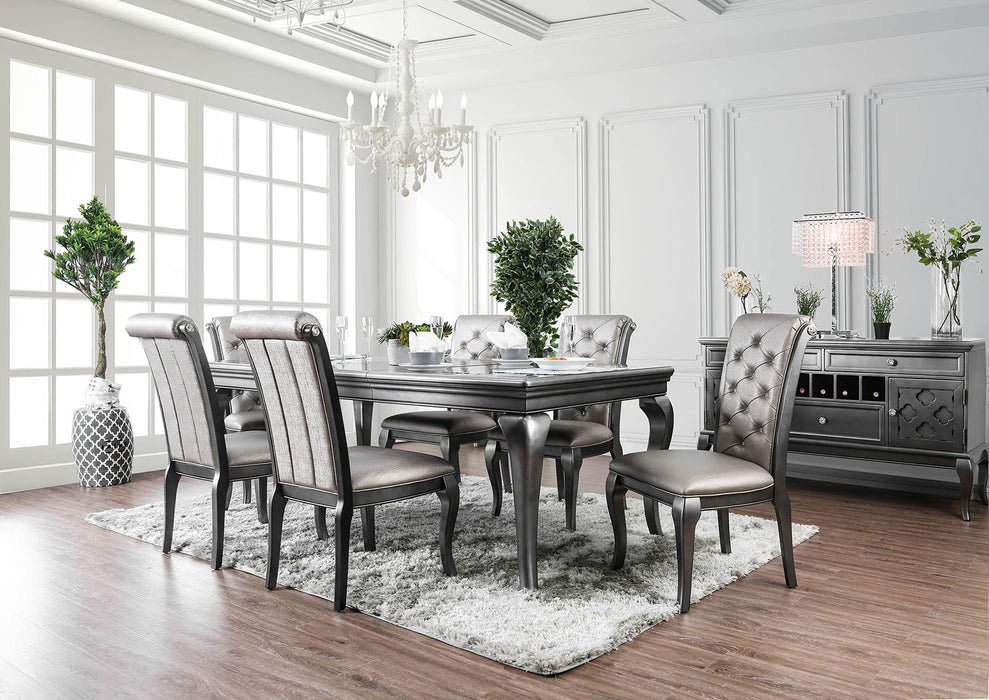 Amina Gray 7 Pc. Dining Table Set image