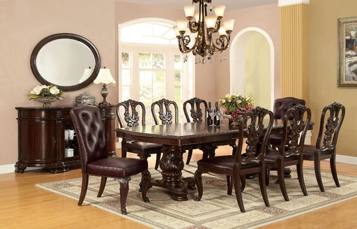 BELLAGIO Brown Cherry 7 Pc. Dining Table Set (2AC+4SC) image