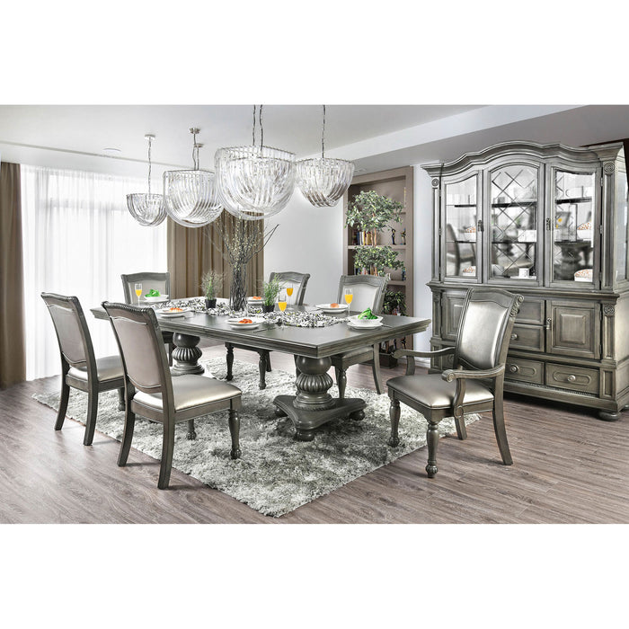 Alpena Gray 7 Pc. Dining Table Set (2AC+4SC) image