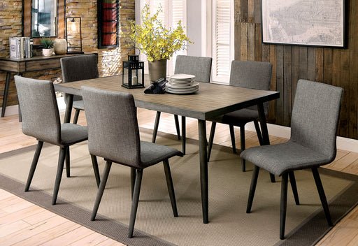 Vilhelm I Gray 6 Pc. Dining Table Set w/ Bench image