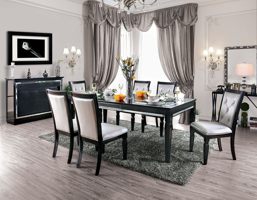 Alena Black 7 Pc. Dining Table Set image