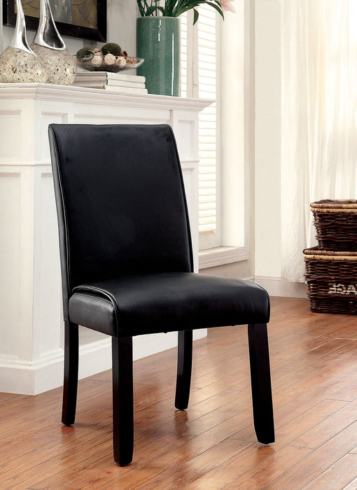 GRANDSTONE I Black Side Chair (2/CTN) image