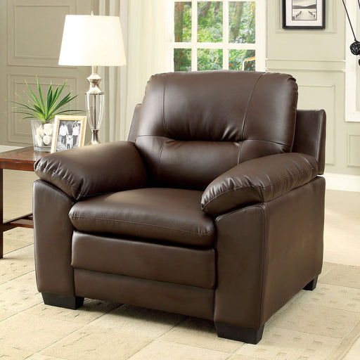 PARMA Brown Single Chair, Brown image