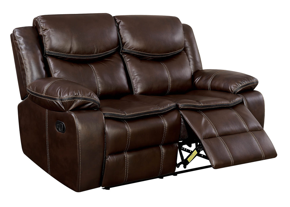 Pollux Brown Console Love Seat image