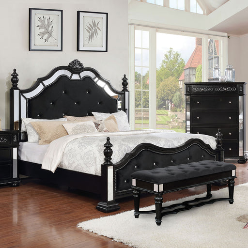 Azha Black E.King Bed image