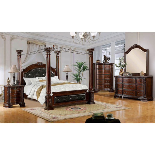 Mandalay Brown Cherry 4 Pc. Queen Bedroom Set image