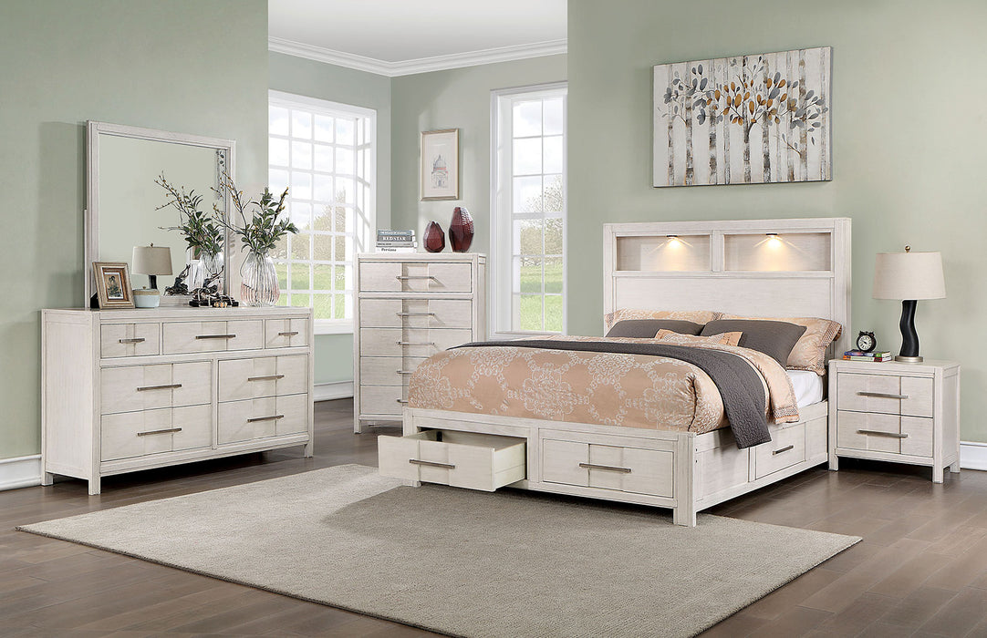 KARLA Queen Bed, White image