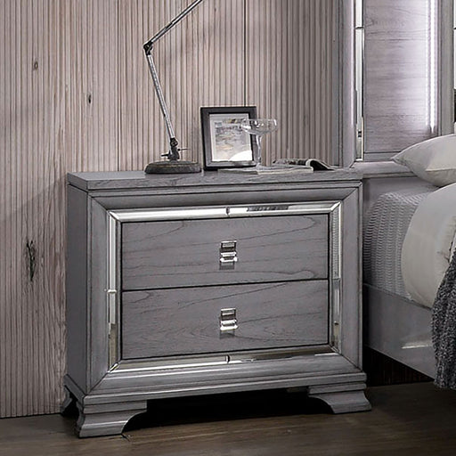 Alanis Light Gray Night Stand image