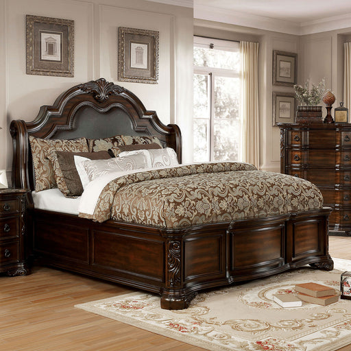 Niketas Brown Cherry/Espresso Cal.King Bed image