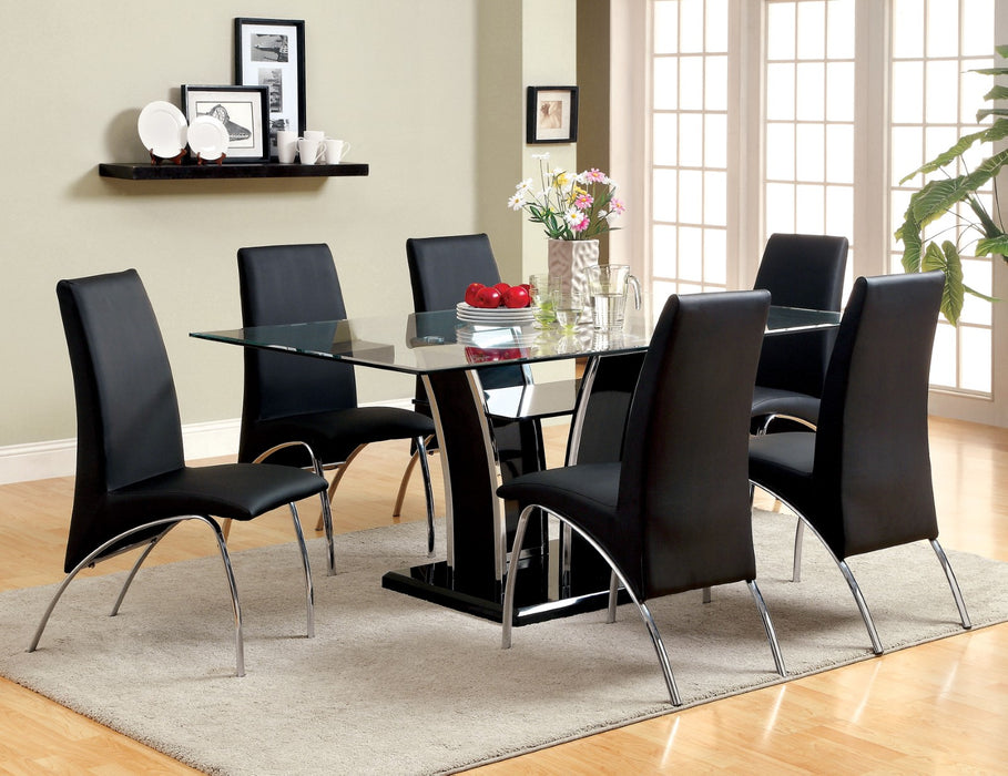 Glenview Black 7 Pc. Dining Table Set image