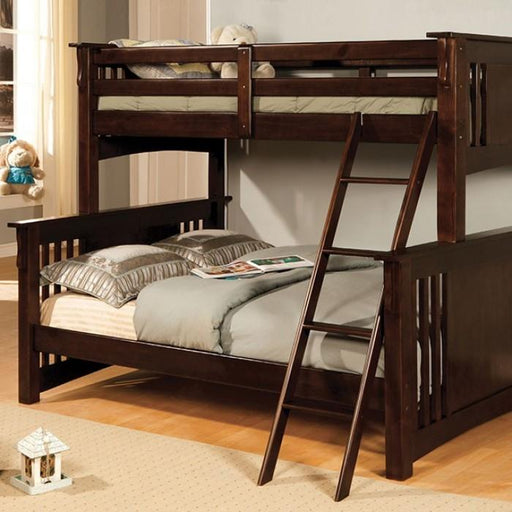 Spring Creek Dark Walnut Twin/Full Bunk Bed image