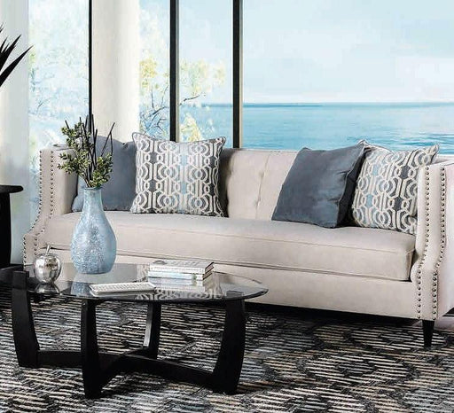 Tegan Beige/Light Blue Sofa image