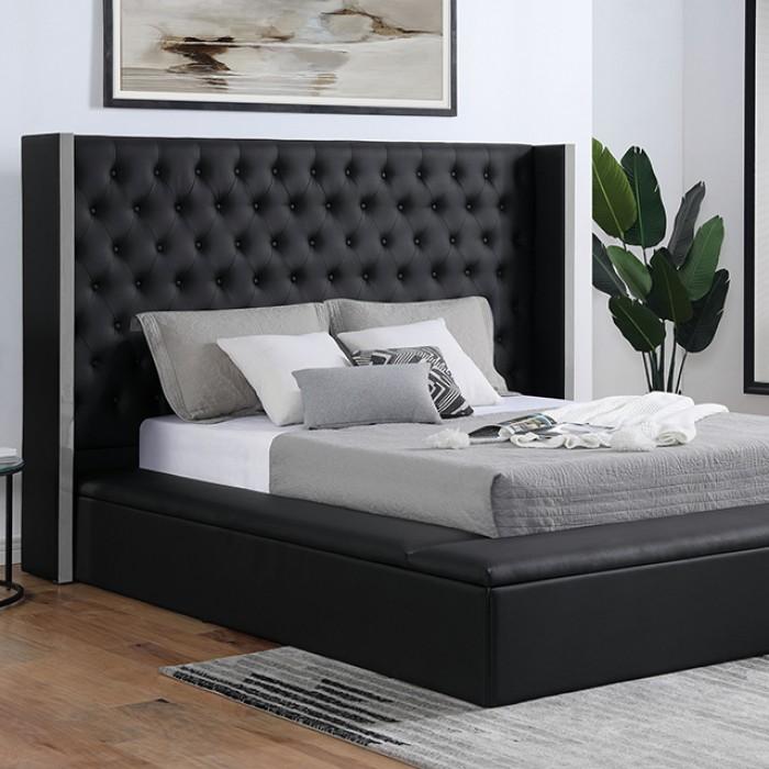 EUDORA Queen Bed, Black image