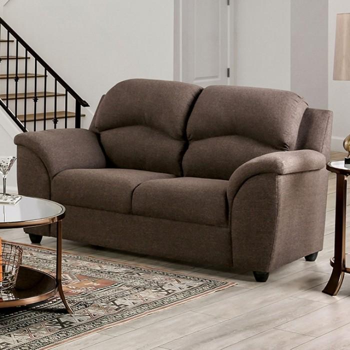 MEYRIN Loveseat, Brown image