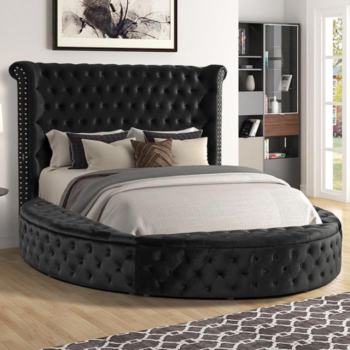 SANSOM Cal.King Bed, Black image