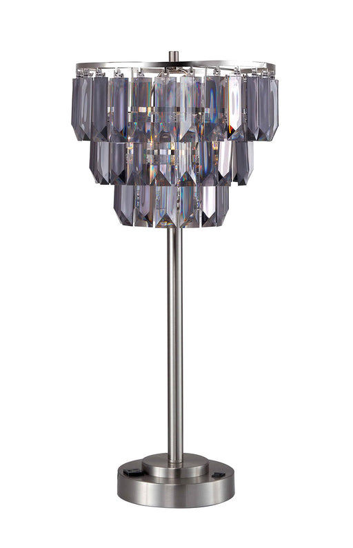 Meg Black/Chrome Table Lamp image