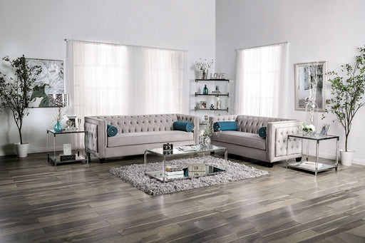 Silvan Gray Sofa + Love Seat image