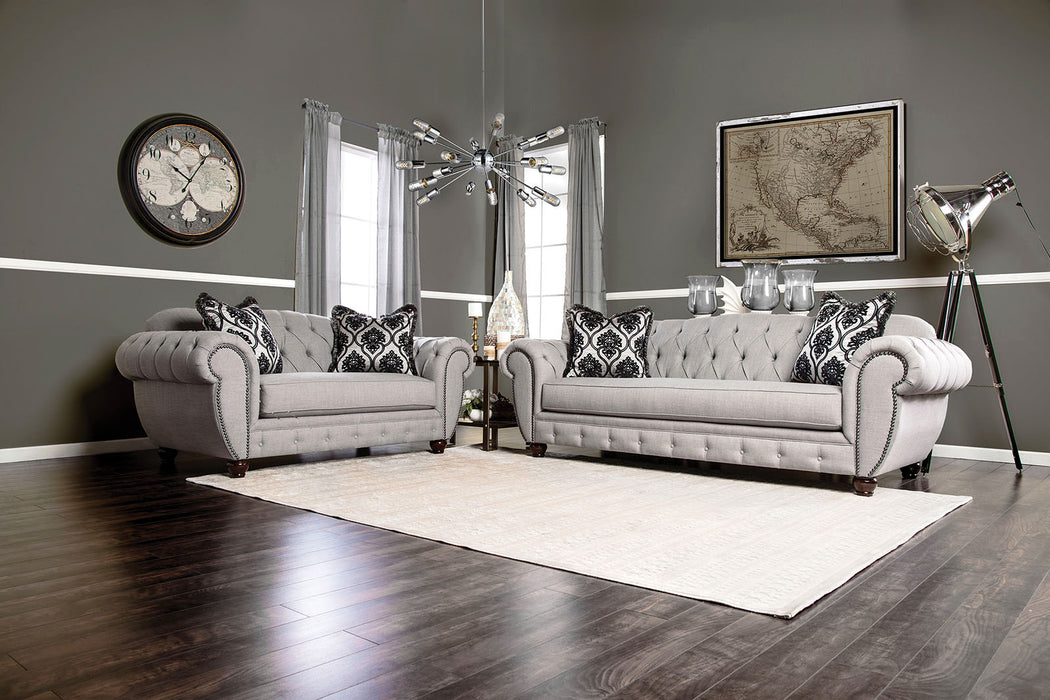 VIVIANA Gray Sofa + Love Seat image