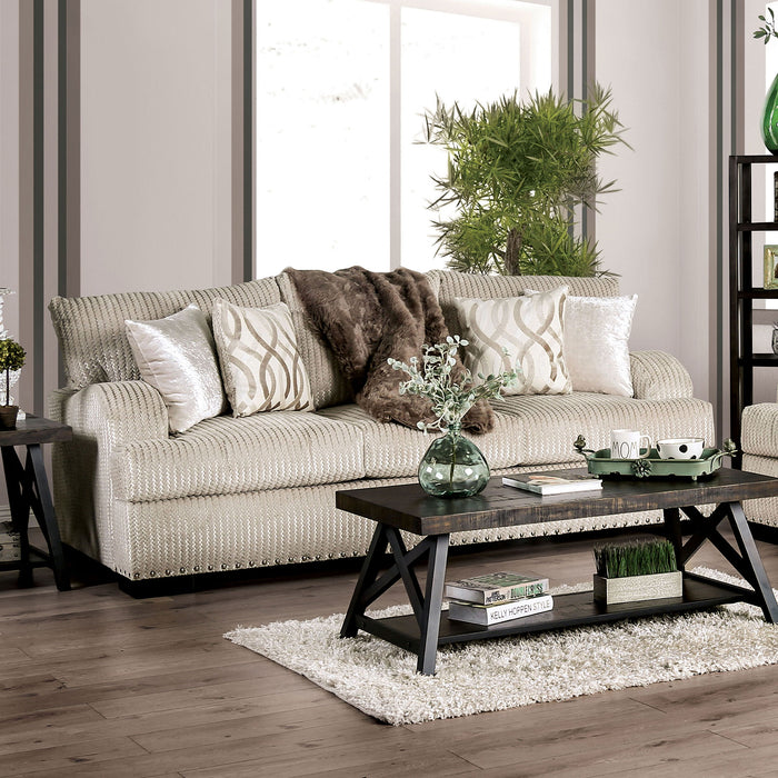 Zayla Golden Ivory Sofa image